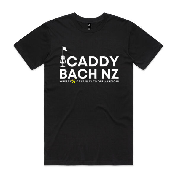 Caddy Bach 1% Tee - Tāne - Mens Staple Tee Thumbnail